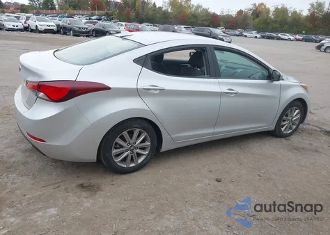 2016 Hyundai Elantra Se из США, поврежденный, VIN 5NPDH4AE3GH659618